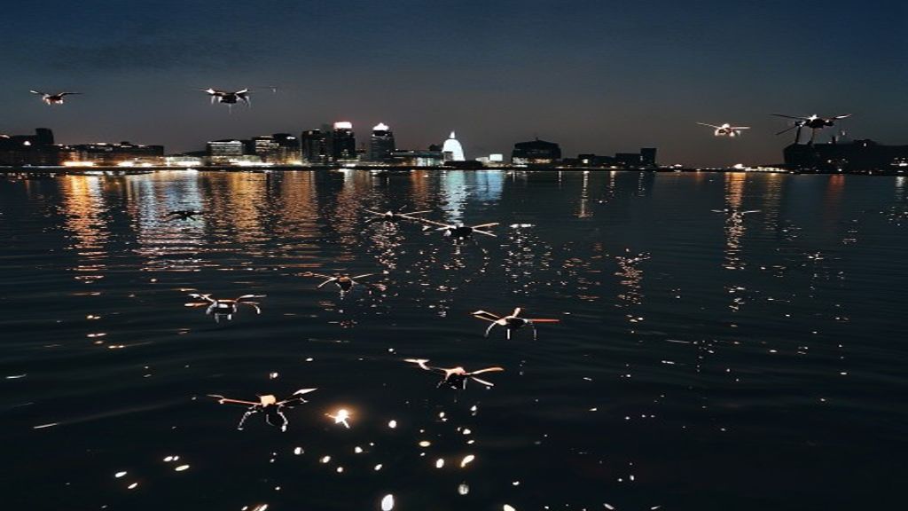 89 drones plunge into Darling Harbour during festival