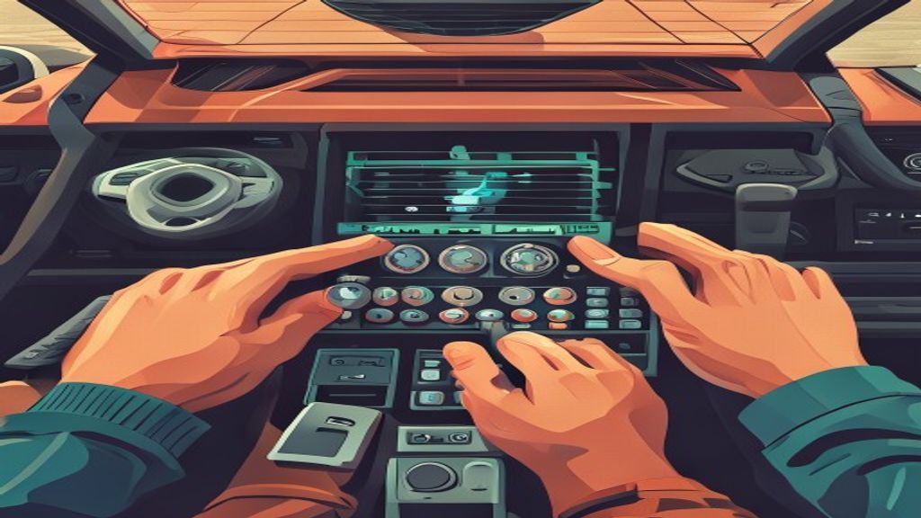 Hands removing a modem and GPS unit from a 2024 RAV4 Hybrid dashboard
