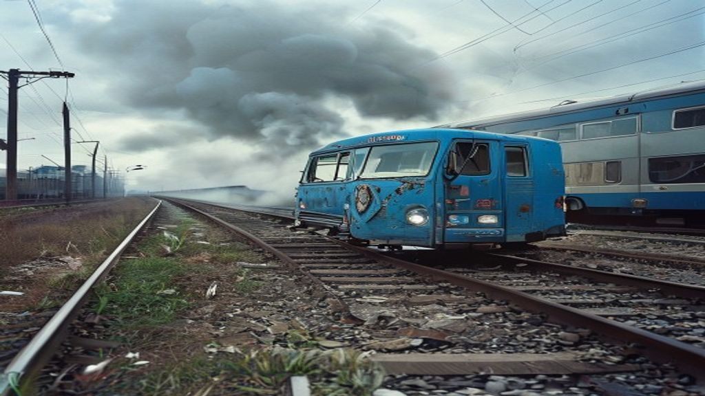 Four dead after school minibus hits Belgian train