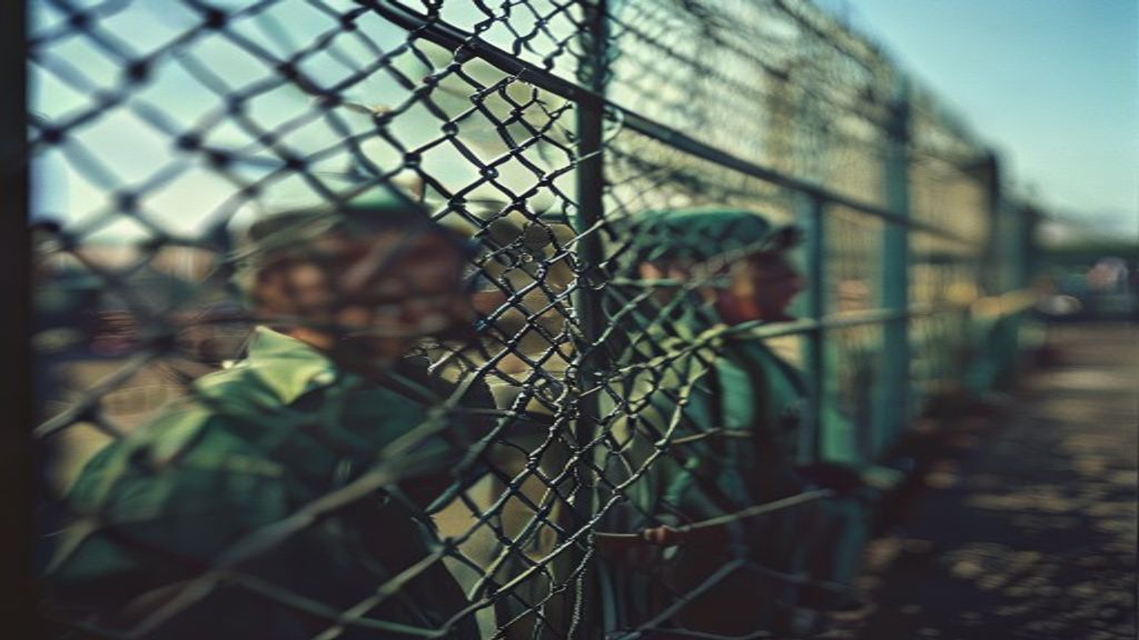 Maria Gonzalez faces tear gas at La Tumba prison